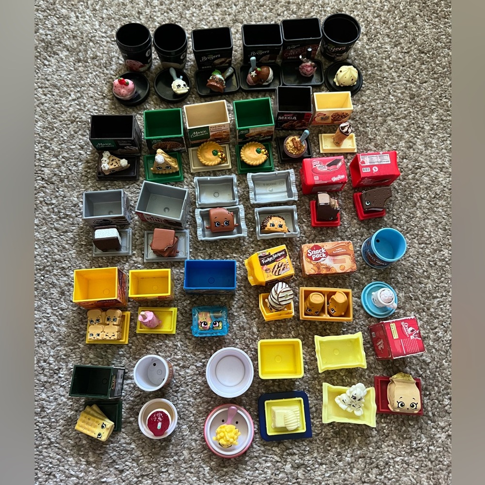 *Damaged* Lot of 30 Shopkins Real Littles Breyers Marie Callender’s Klondike - Picture 8 of 14